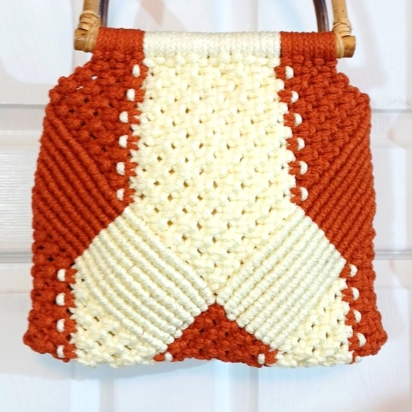 Handmade macrame bag - Picture 4 of 10